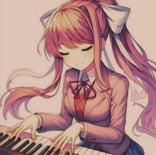 🤩 Стикер «Monika» для Telegram