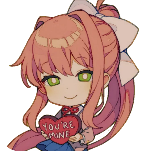 👄 Стикер «Monika» для Telegram