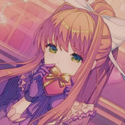 🤩 Стикер «Monika» для Telegram