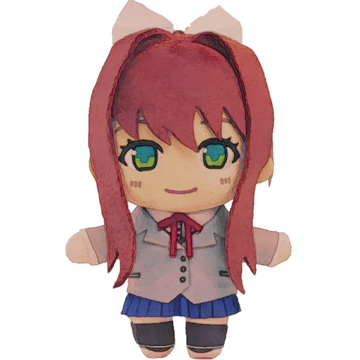 🧸 Стикер «Monika» для Telegram
