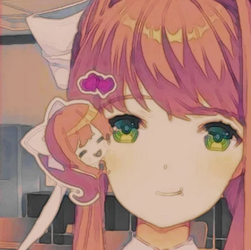 🤩 Стикер «Monika» для Telegram