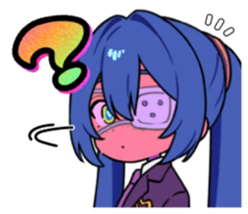 😳 Стикер «Monitoring Miku» для Telegram