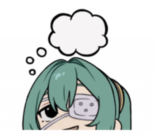 😏 Стикер «Monitoring Miku» для Telegram