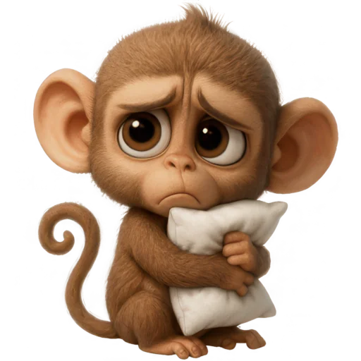 🥺 Стикер «Обезьянка» для Telegram