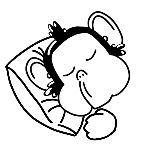 💤 Стикер «Обезьяна с кодом» для Telegram