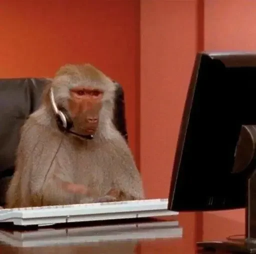 ☎️ Стикер «Monkey Memes» для Telegram