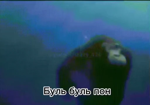 🏊 Стикер «обезьяни пон» для Telegram