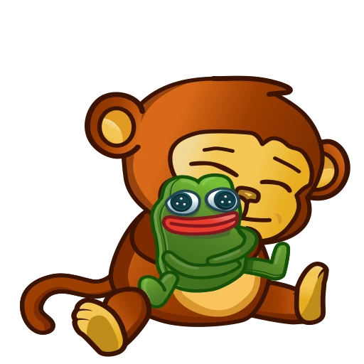 🥰 Стикер «Бибизяна» для Telegram