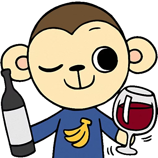 🍷 Стикер «Ya-Ya» для Telegram