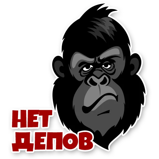😪 Стикер «12Monkiss» для Telegram