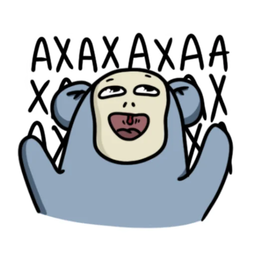 😂 Стикер «Обезьянка Mono» для Telegram