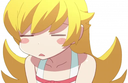 😮‍💨 Стикер «Monogatari Series Second Season» для Telegram