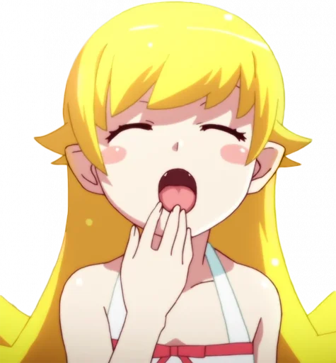🥱 Стикер «Monogatari Series Second Season» для Telegram