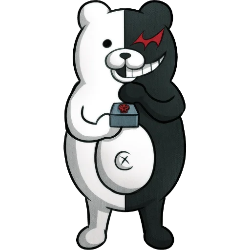 ⚪️ Стикер «Monokuma Danganronpa» для Telegram