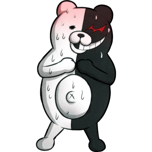 ⚪️ Стикер «Monokuma Danganronpa» для Telegram