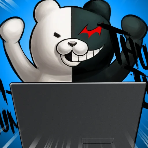 ⚪️ Стикер «Monokuma Danganronpa» для Telegram