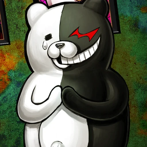 ⚪️ Стикер «Monokuma Danganronpa» для Telegram