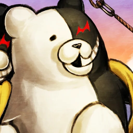 ⚪️ Стикер «Monokuma Danganronpa» для Telegram
