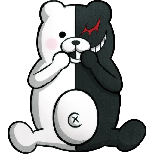 ⚪️ Стикер «Monokuma Danganronpa» для Telegram