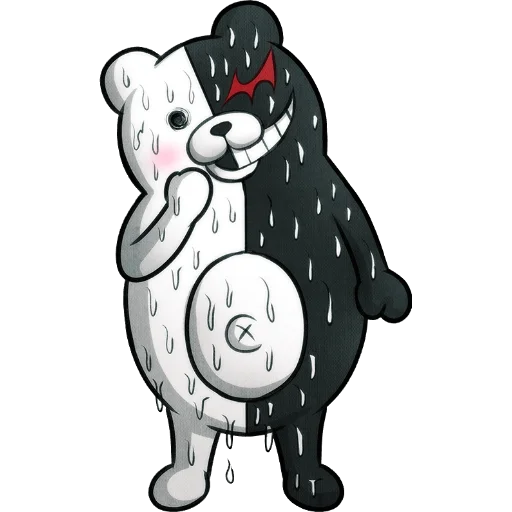 ⚪️ Стикер «Monokuma Danganronpa» для Telegram
