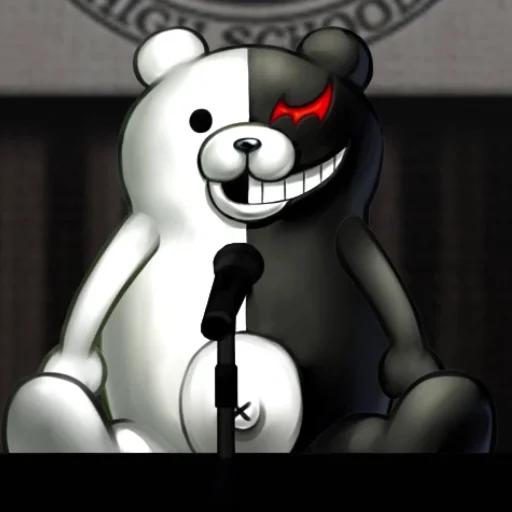 ⚪️ Стикер «Monokuma Danganronpa» для Telegram