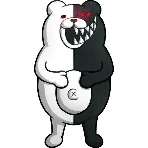 ⚪️ Стикер «Monokuma Danganronpa» для Telegram