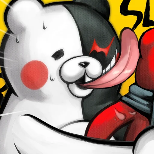 ⚪️ Стикер «Monokuma Danganronpa» для Telegram