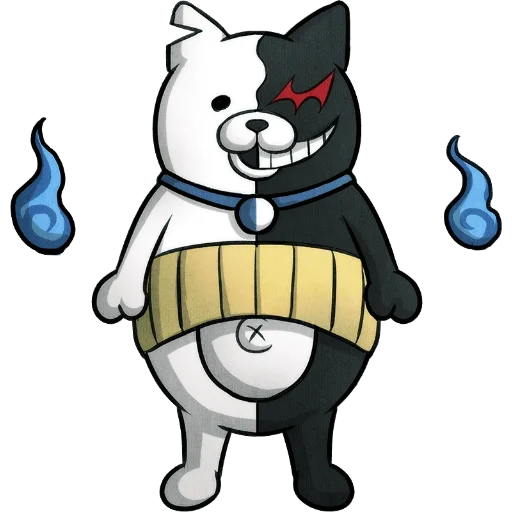⚪️ Стикер «Monokuma Danganronpa» для Telegram