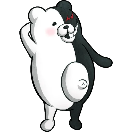 ⚪️ Стикер «Monokuma Danganronpa» для Telegram