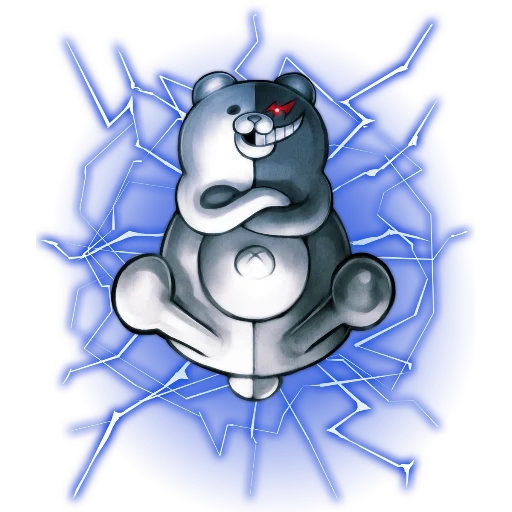Стикерпак Monokuma Danganronpa для Telegram