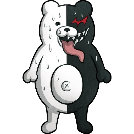 ⚪️ Стикер «Monokuma Danganronpa» для Telegram
