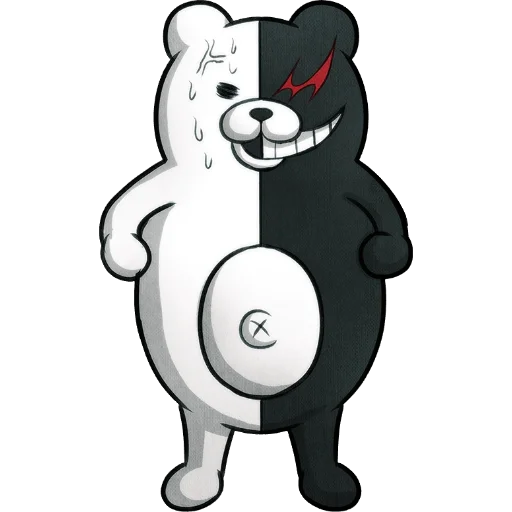 ⚪️ Стикер «Monokuma Danganronpa» для Telegram