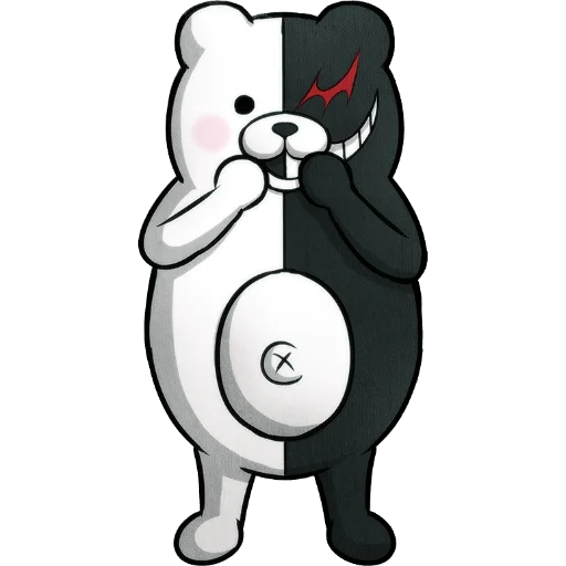 ⚪️ Стикер «Monokuma Danganronpa» для Telegram