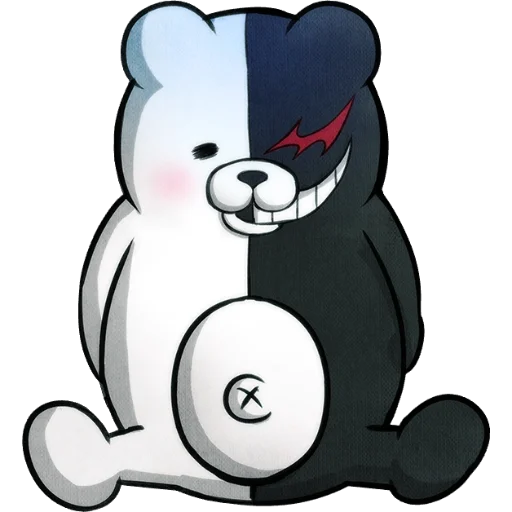 ⚪️ Стикер «Monokuma Danganronpa» для Telegram