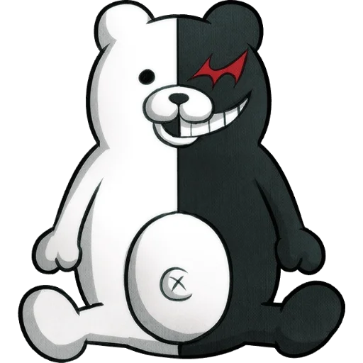 ⚪️ Стикер «Monokuma Danganronpa» для Telegram