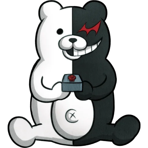 ⚪️ Стикер «Monokuma Danganronpa» для Telegram