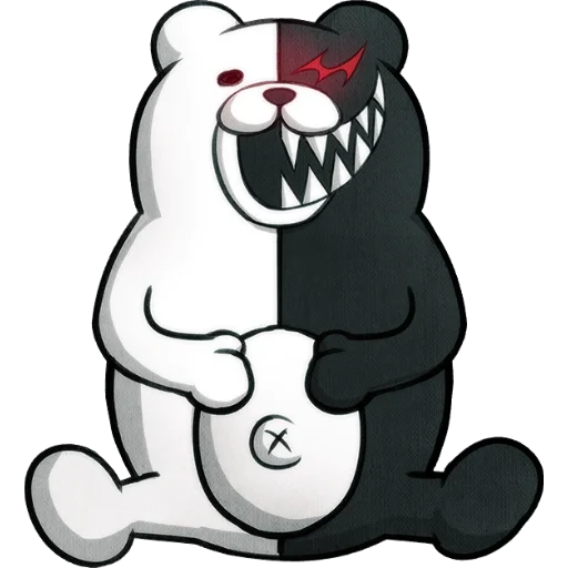 ⚪️ Стикер «Monokuma Danganronpa» для Telegram