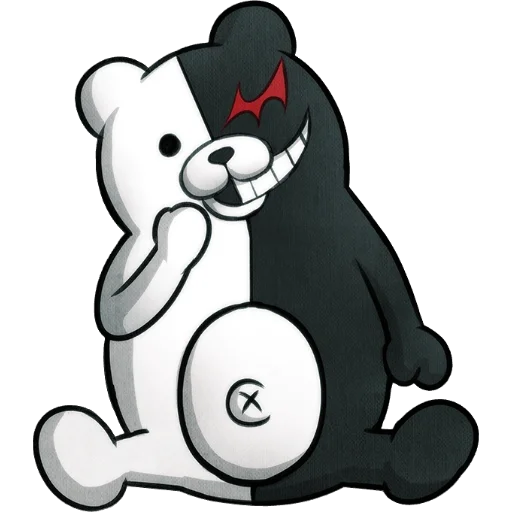 ⚪️ Стикер «Monokuma Danganronpa» для Telegram