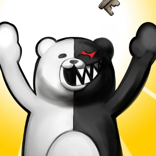 ⚪️ Стикер «Monokuma Danganronpa» для Telegram