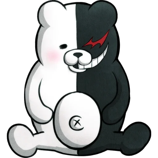 ⚪️ Стикер «Monokuma Danganronpa» для Telegram