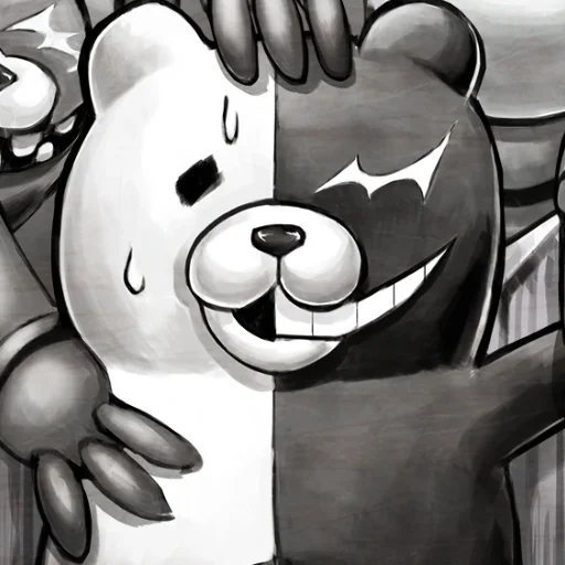 ⚪️ Стикер «Monokuma Danganronpa» для Telegram