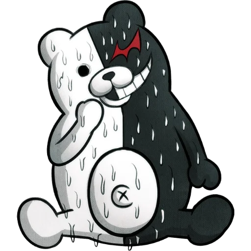 ⚪️ Стикер «Monokuma Danganronpa» для Telegram