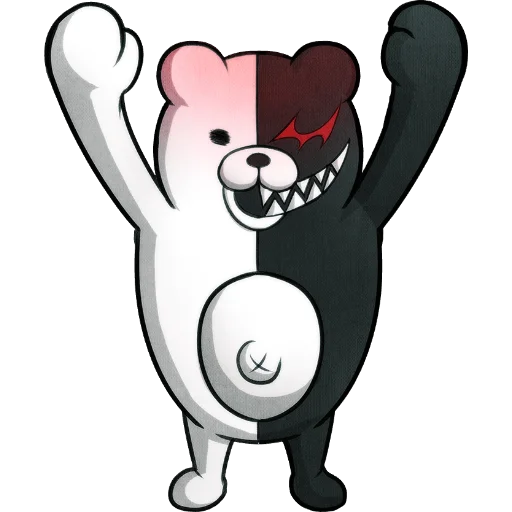 ⚪️ Стикер «Monokuma Danganronpa» для Telegram