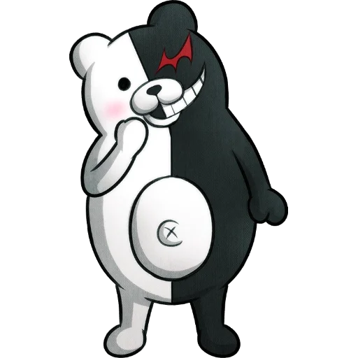 ⚪️ Стикер «Monokuma Danganronpa» для Telegram