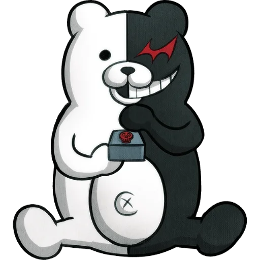 ⚪️ Стикер «Monokuma Danganronpa» для Telegram