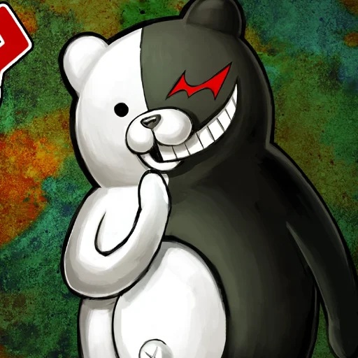 ⚪️ Стикер «Monokuma Danganronpa» для Telegram