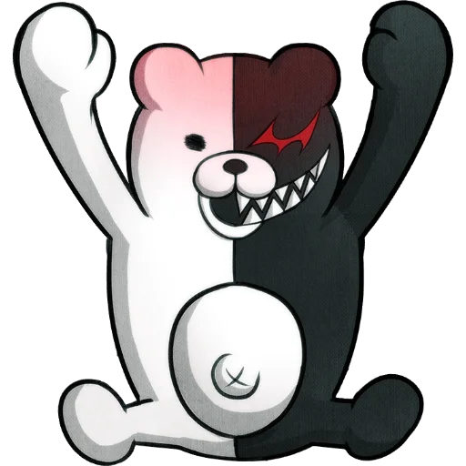 ⚪️ Стикер «Monokuma Danganronpa» для Telegram