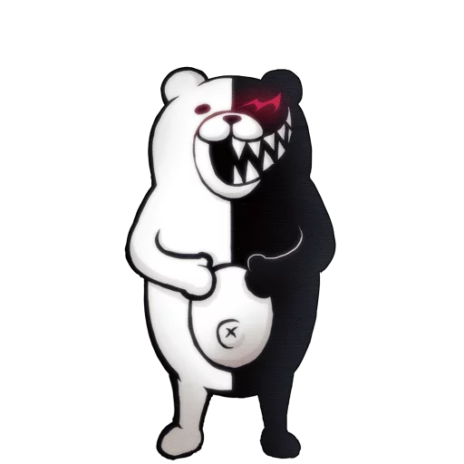 Стикерпак Monokuma Danganronpa stickers для Telegram
