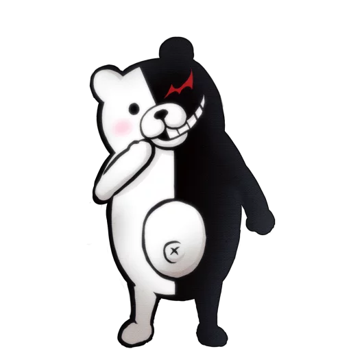 👍 Стикер «Monokuma Danganronpa stickers» для Telegram