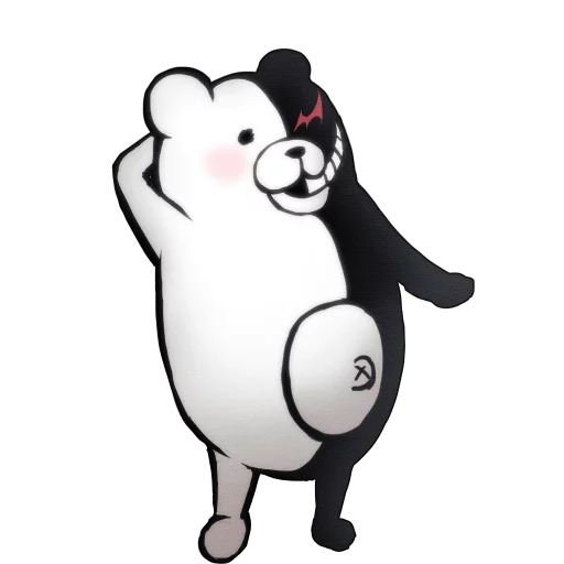 😉 Стикер «Monokuma Danganronpa stickers» для Telegram